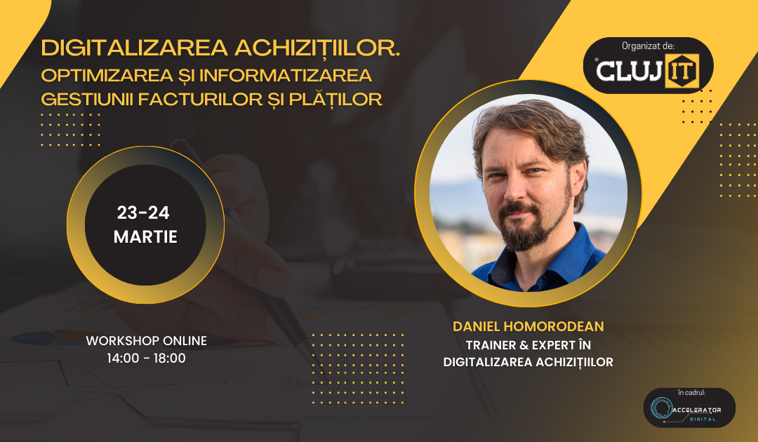 Cluj IT, sprijin pentru IMM-urile românești | Workshop gratuit organizat pentru companiile care își digitalizează activitatea