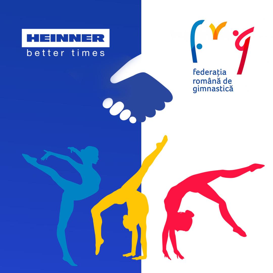 Federația Română de Gimnastică are un nou partener! HEINNER Electrocasnice, brandul propriu al companiei Network One Distribution, s-a alăturat celor care susțin revenirea celui mai iubit sport din România în topul mondial!