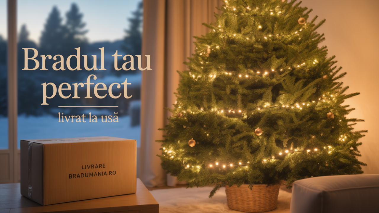 Ghidul Complet pentru Crăciunul 2025: Cum Transformi Casa în Poveste cu Bradul Perfect de la BraduMania
