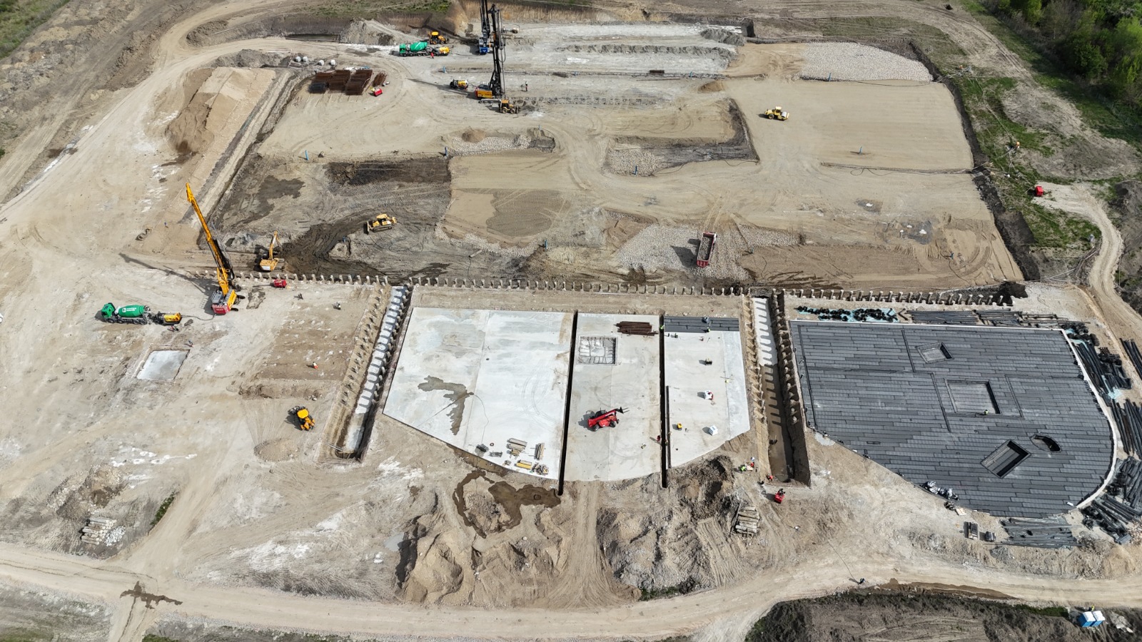 Lucrările la Spitalul Pediatric Monobloc din Cluj avansează, etapa fundațiilor se apropie de final