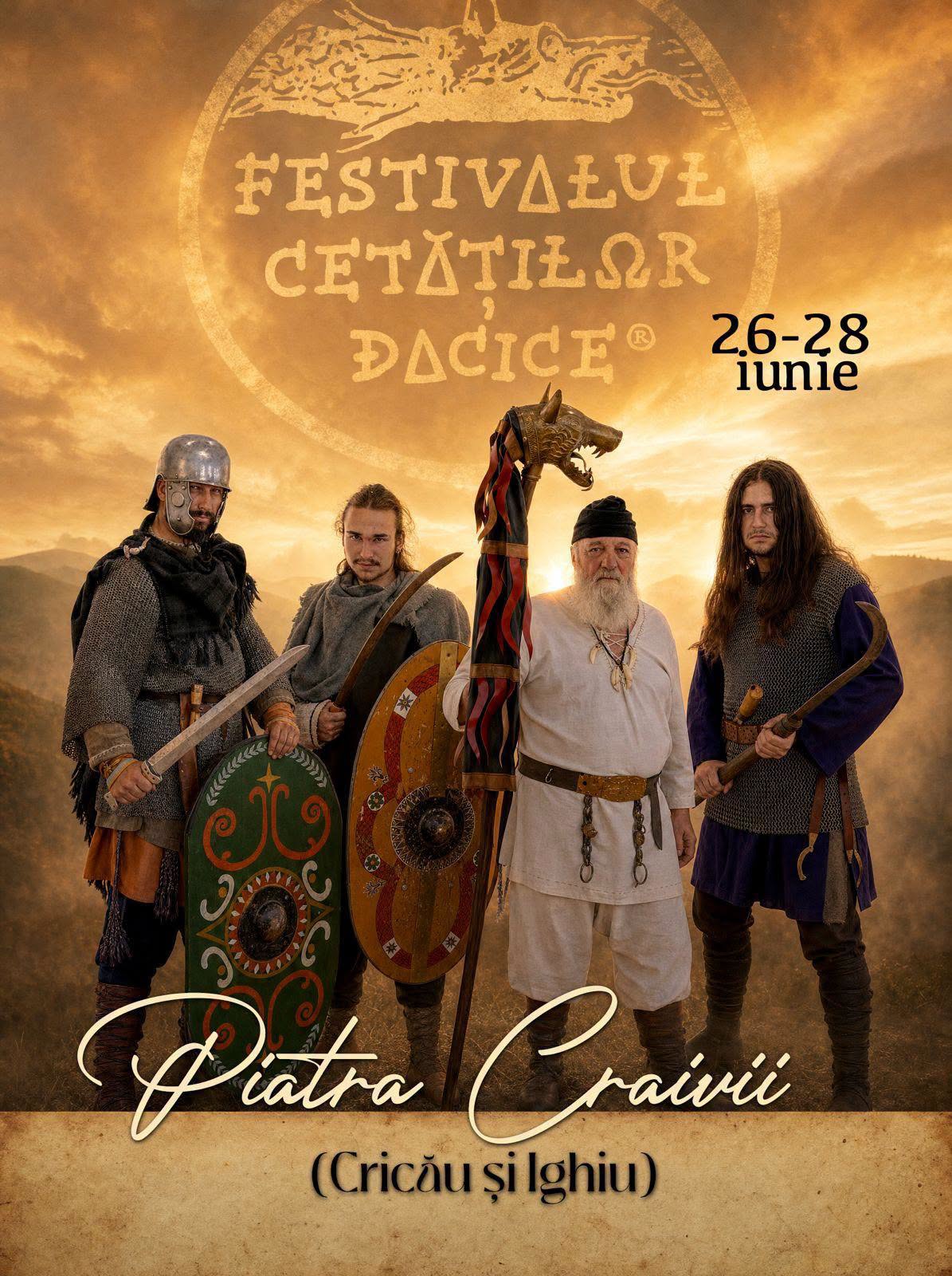 Programul complet al Festivalului Cetăților Dacice de la Piatra Craivii
